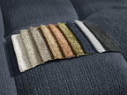 Anakin - Reversible Corner Sofa - Textured Fabric - 6 Cushions