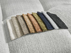 Anakin - Reversible Corner Sofa - Textured Fabric - 6 Cushions