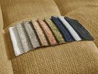 Anakin - Reversible Corner Sofa - Textured Fabric - 6 Cushions