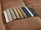 Anakin - Reversible Corner Sofa - Textured Fabric - 6 Cushions