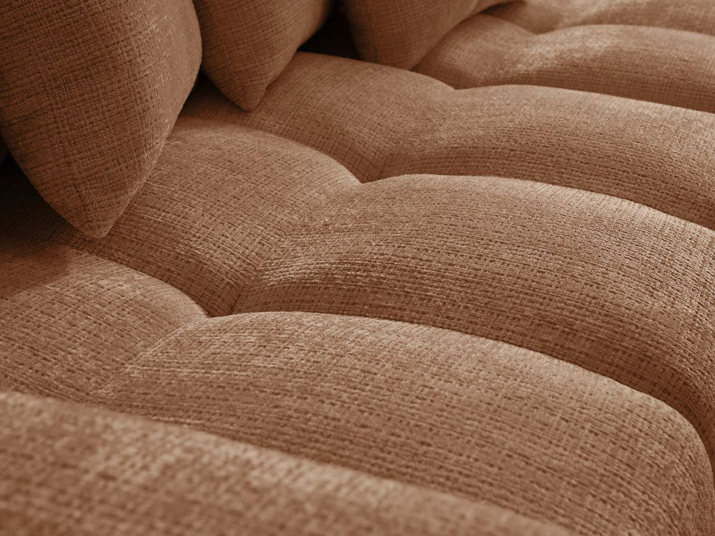 Anakin - Reversible Corner Sofa - Textured Fabric - 6 Cushions