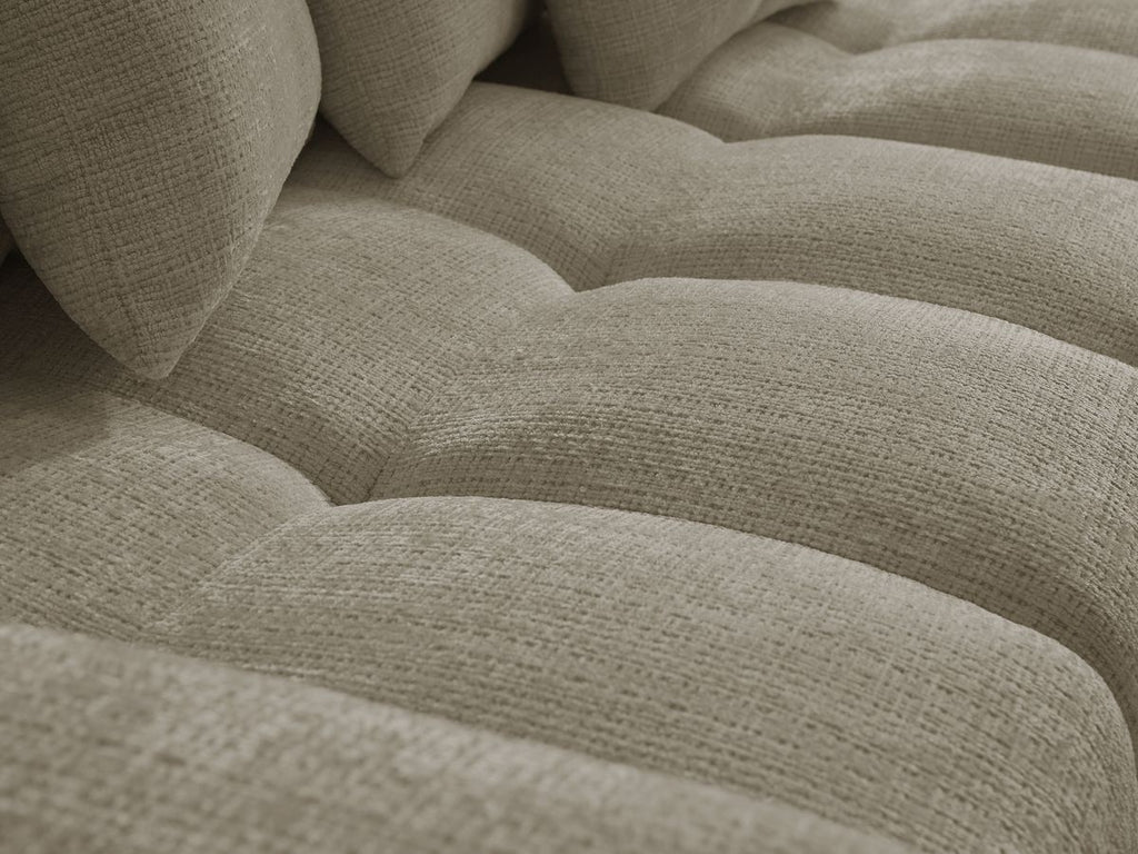 Anakin - Reversible Corner Sofa - Textured Fabric - 6 Cushions