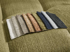 Anakin - Reversible Corner Sofa - Textured Fabric - 6 Cushions