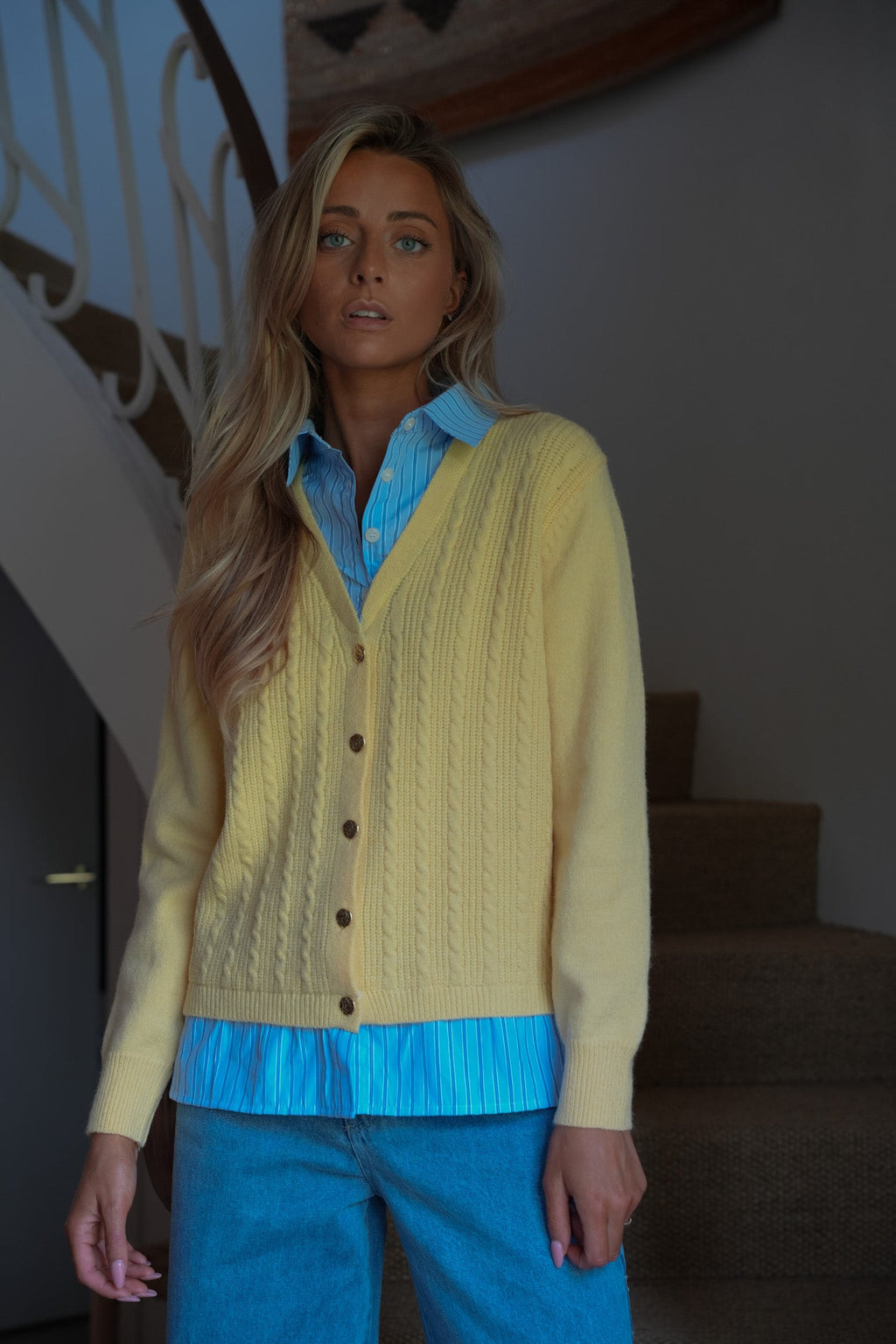 Gilet Chemise Djilsi - Jaune