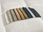 Anakin - Fixed Panoramic Sofa - Textured Fabric - 3 Cushions