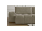 Anakin - Fixed Panoramic Sofa - Textured Fabric - 3 Cushions