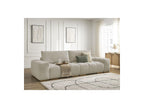 Anakin - Canapé Droit Fixe 3 Places - Tissu Texturé - 2 Coussins