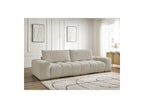 Anakin - Canapé Droit Fixe 3 Places - Tissu Texturé - 2 Coussins