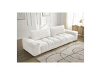 Anakin - Canapé Droit Fixe 3 Places - Tissu Texturé - 2 Coussins
