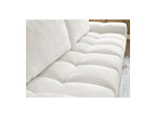 Anakin - Canapé Droit Fixe 3 Places - Tissu Texturé - 2 Coussins