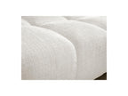 Anakin - Canapé Droit Fixe 3 Places - Tissu Texturé - 2 Coussins