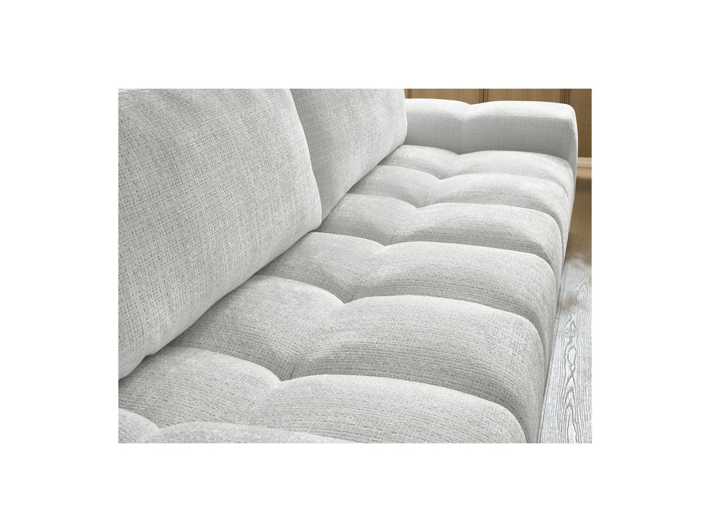 Anakin - Canapé Droit Fixe 3 Places - Tissu Texturé - 2 Coussins