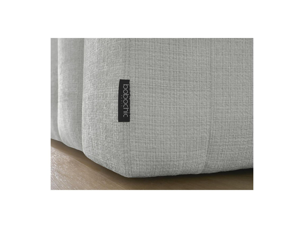 Anakin - Canapé Droit Fixe 3 Places - Tissu Texturé - 2 Coussins