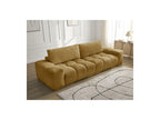 Anakin - Canapé Droit Fixe 3 Places - Tissu Texturé - 2 Coussins