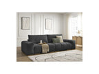 Anakin - Canapé Droit Fixe 3 Places - Tissu Texturé - 2 Coussins