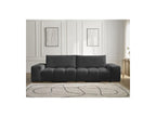 Anakin - Canapé Droit Fixe 3 Places - Tissu Texturé - 2 Coussins