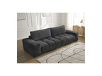 Anakin - Canapé Droit Fixe 3 Places - Tissu Texturé - 2 Coussins