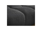 Anakin - Canapé Droit Fixe 3 Places - Tissu Texturé - 2 Coussins