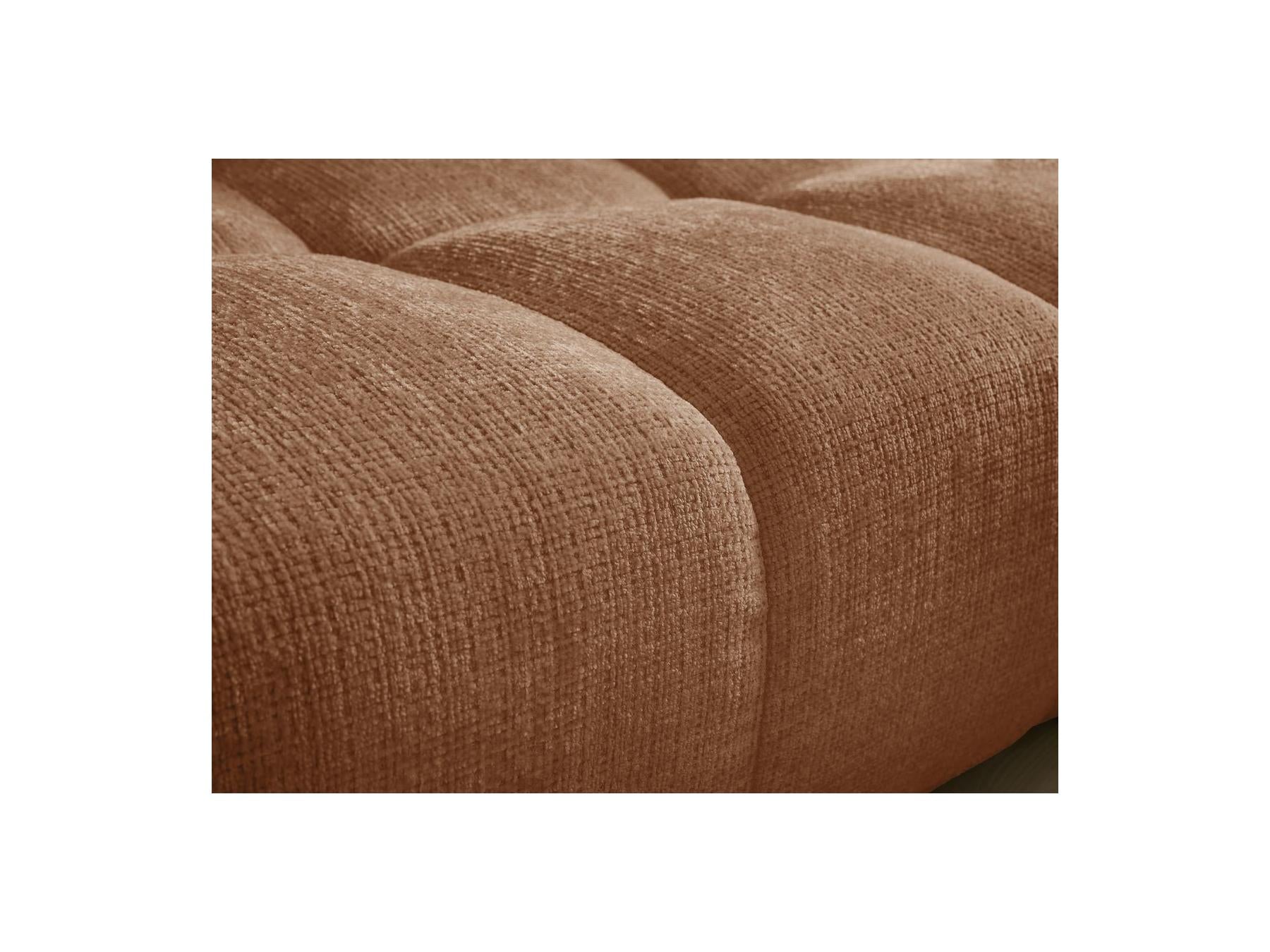 Anakin - Canapé Droit Fixe 3 Places - Tissu Texturé - 2 Coussins