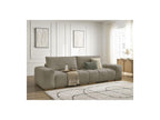 Anakin - Canapé Droit Fixe 3 Places - Tissu Texturé - 2 Coussins