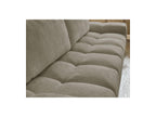 Anakin - Canapé Droit Fixe 3 Places - Tissu Texturé - 2 Coussins