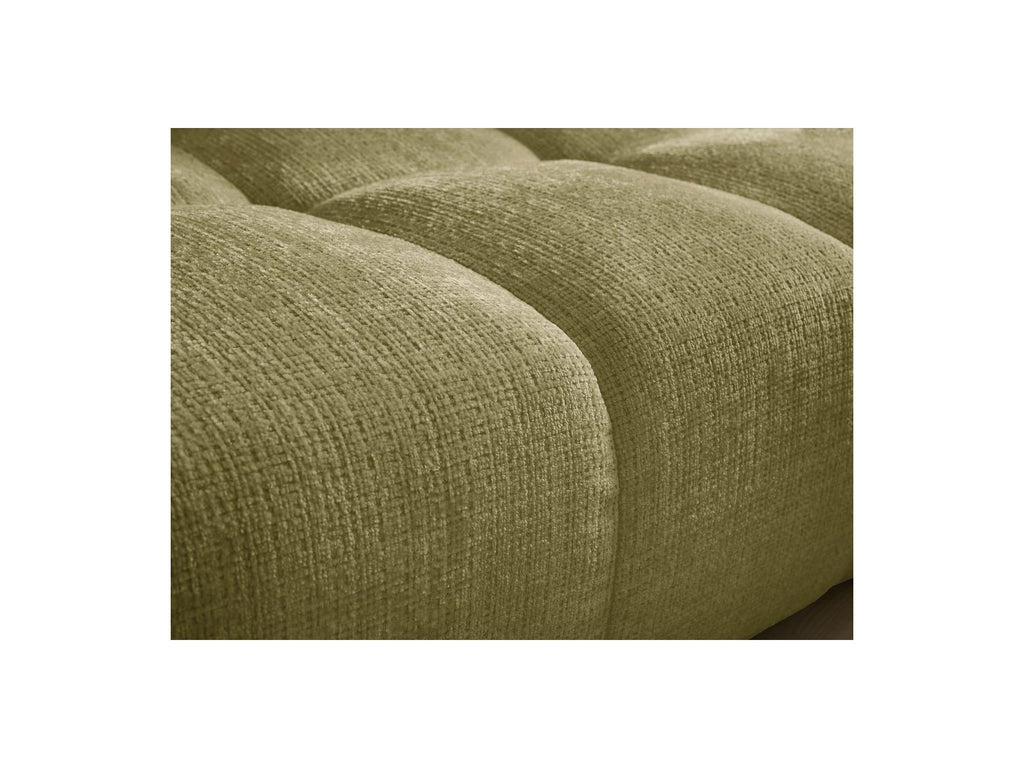 Anakin - Canapé Droit Fixe 3 Places - Tissu Texturé - 2 Coussins