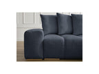 Anakin - Canapé Droit Fixe 3 Places - Tissu Texturé - 6 Coussins