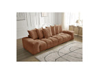 Anakin - Canapé Droit Fixe 3 Places - Tissu Texturé - 6 Coussins