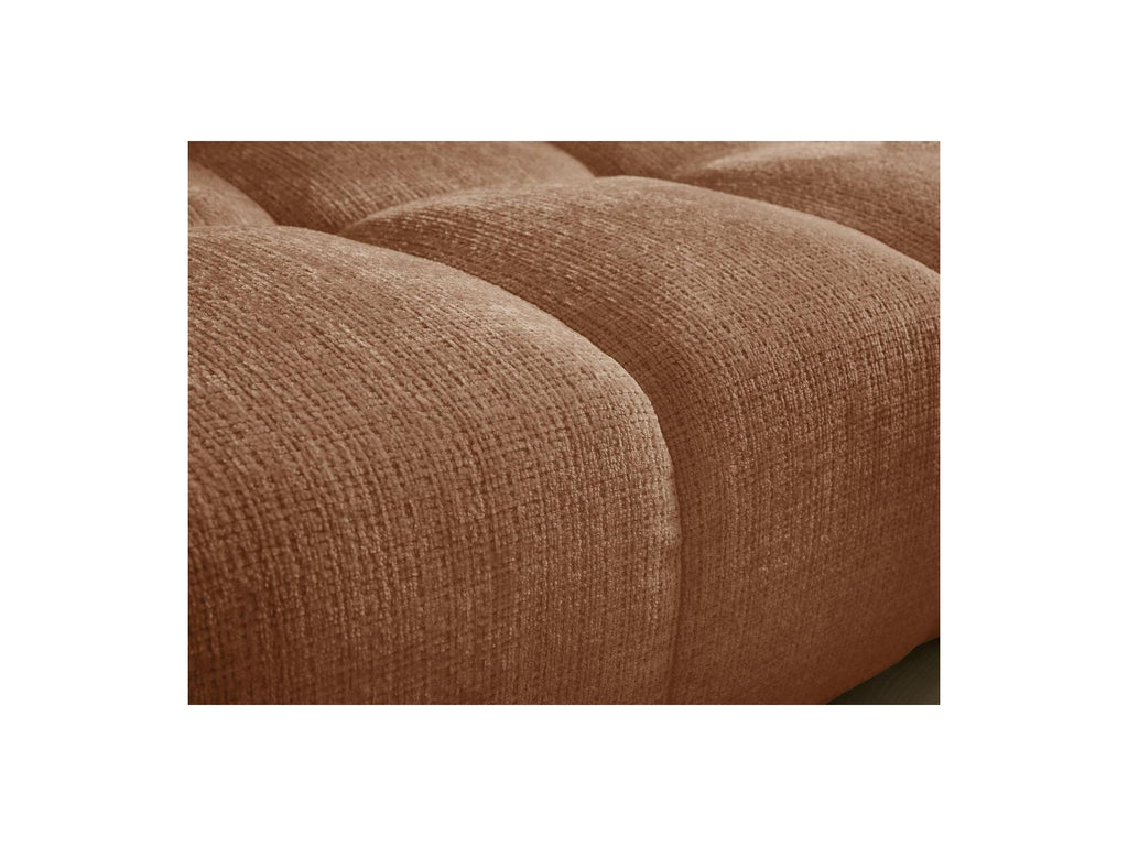 Anakin - Canapé Droit Fixe 3 Places - Tissu Texturé - 6 Coussins
