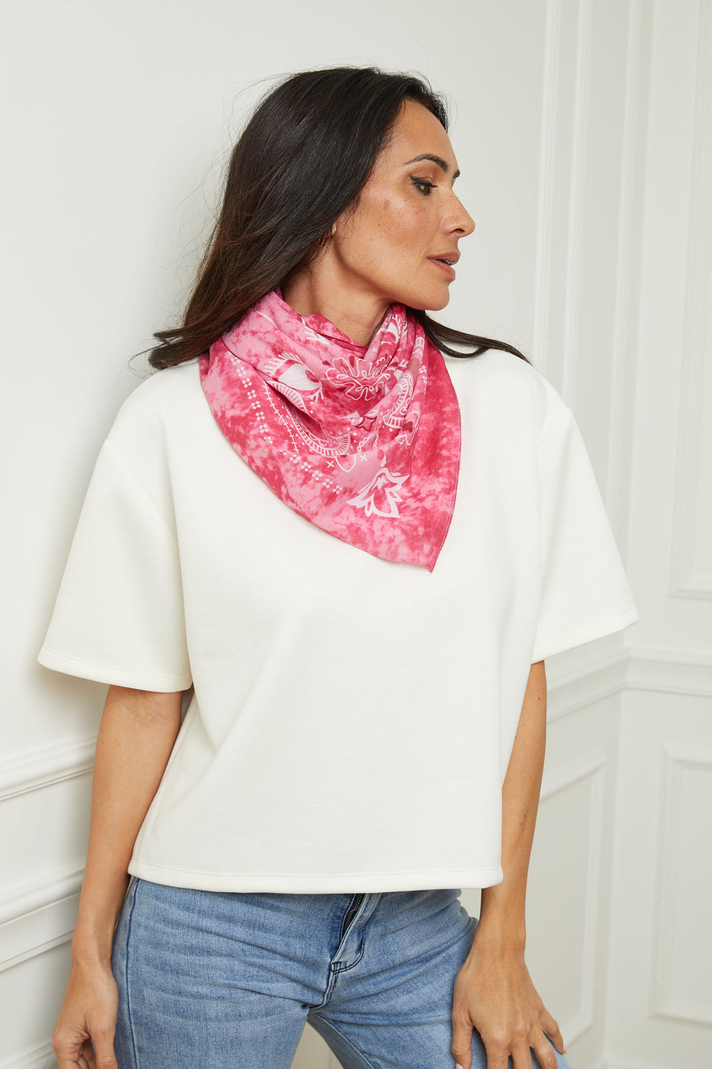 Foulard Bonnie - Rose