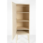 June 1 Porte - Armoire - Chêne massif - Beige