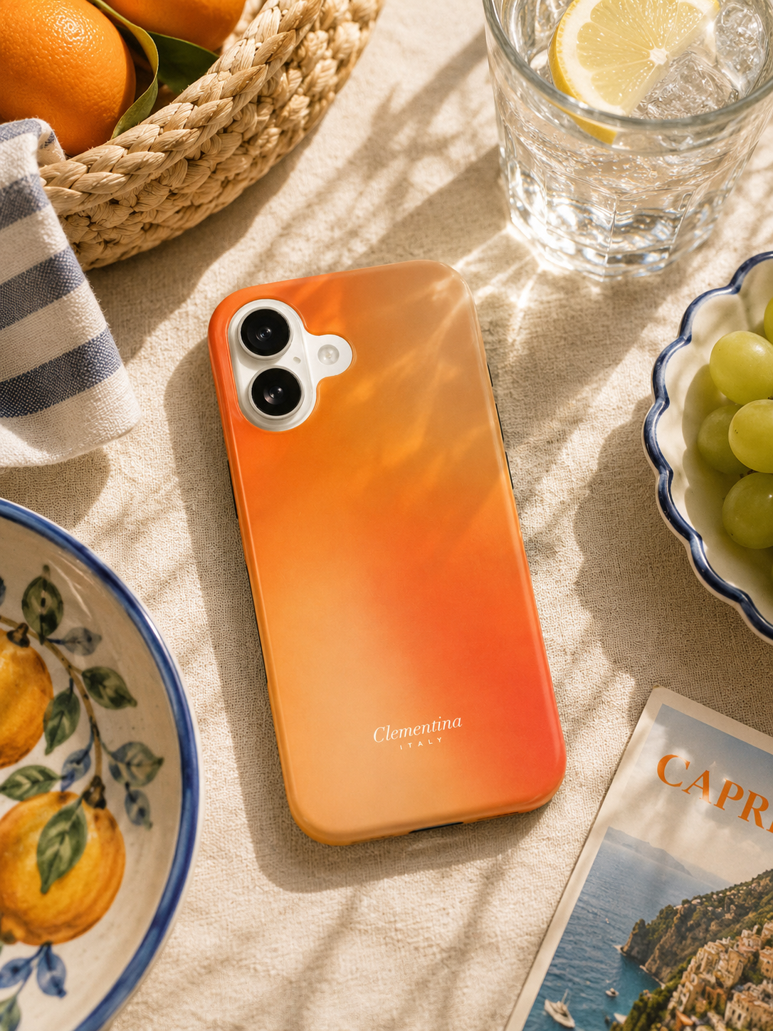 Custodia MagSafe Robusta Orange Aura