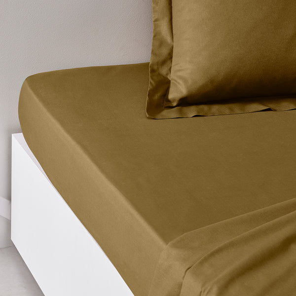 Permanent Uni Essential - Lenzuolo Con Angoli - Bronzo