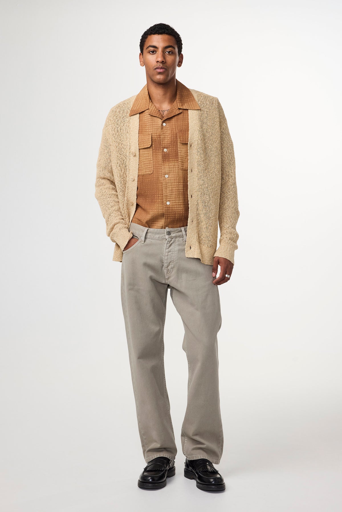Sonny Trousers - Khaki Stone