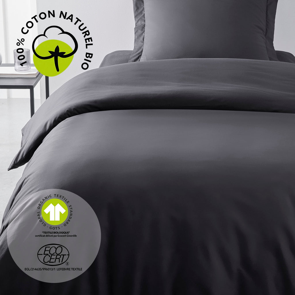 Organic - Duvet Cover - Grey