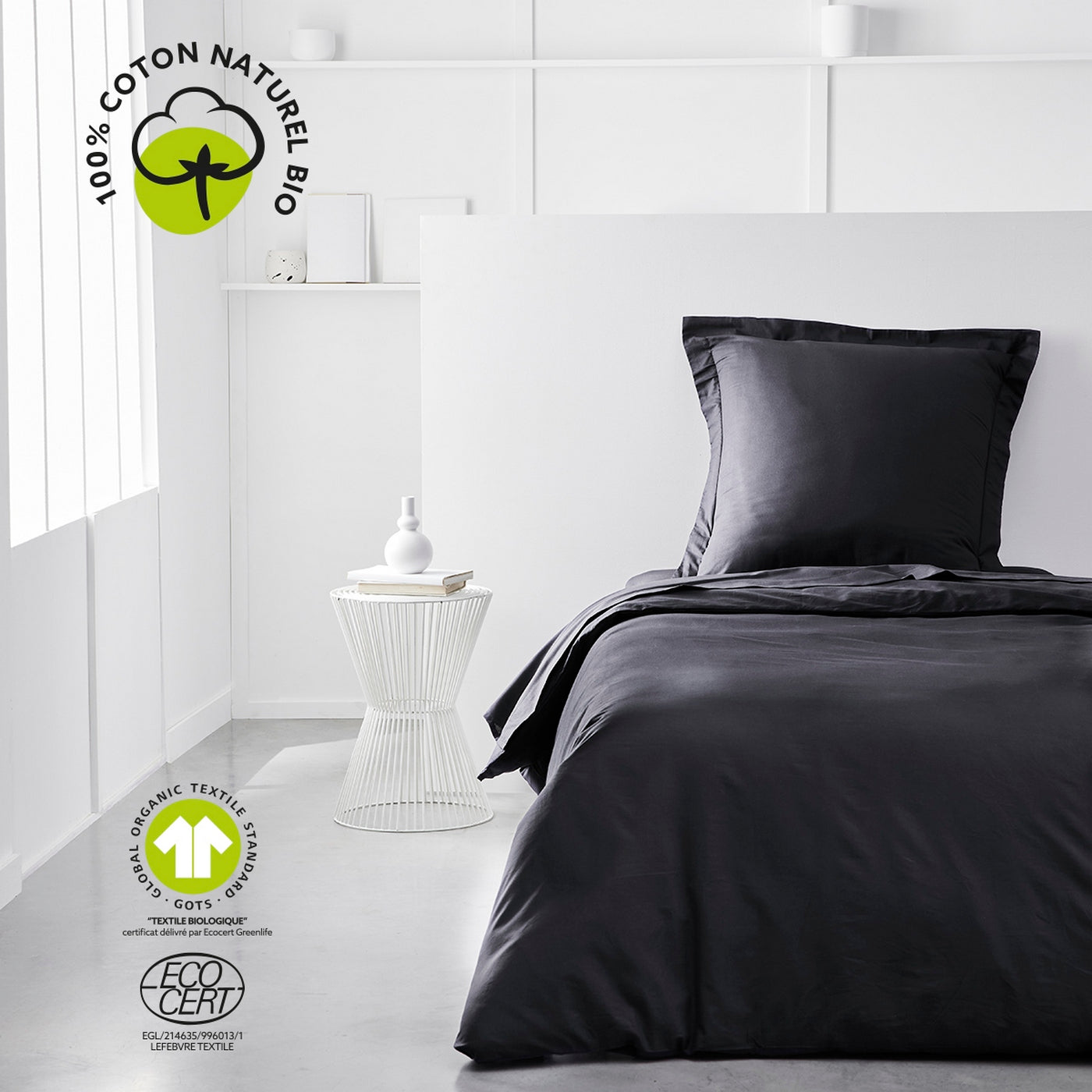Organic - Duvet Cover - Grey