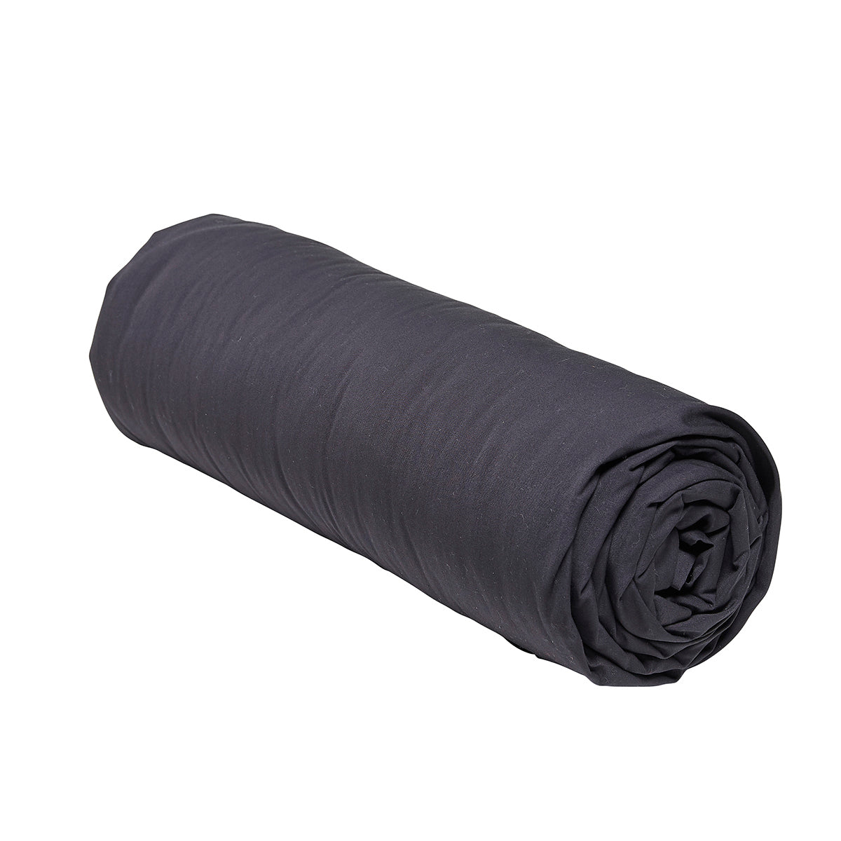 Percale Permanent Premium - Percale Fitted Sheet - Charcoal