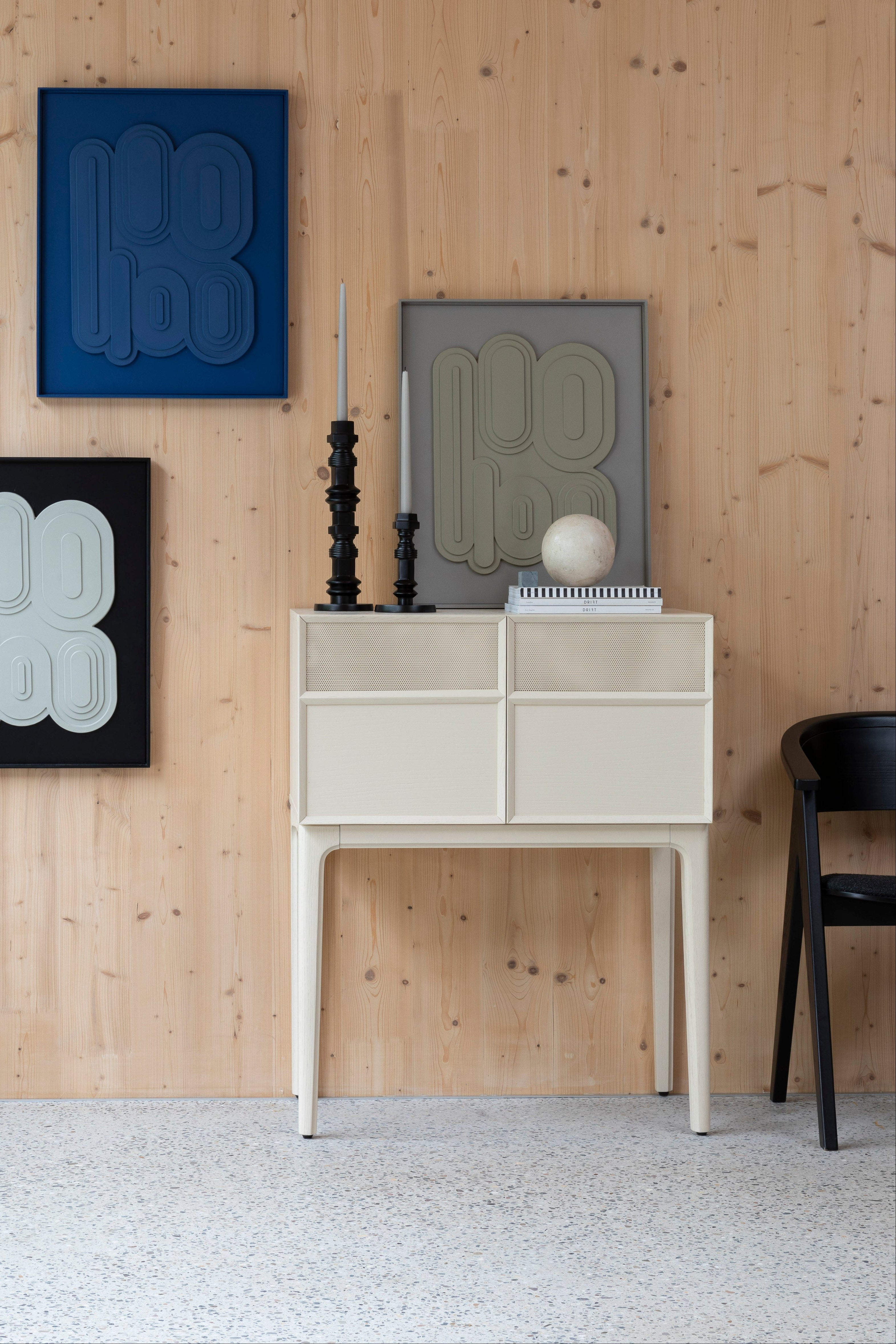 June - Armario - Chapa de roble - Beige