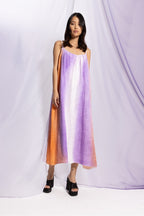 The Michèle Tie & Dye Lilac Dress