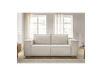 Chelsea - Sofá recto cama con apertura exprés - Tejido texturizado - 140X200