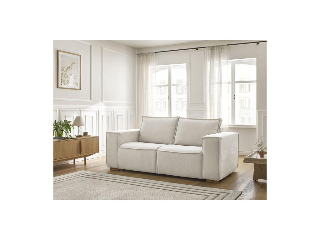 Chelsea - Sofá recto convertible con apertura exprés - Tejido texturizado - 160X200