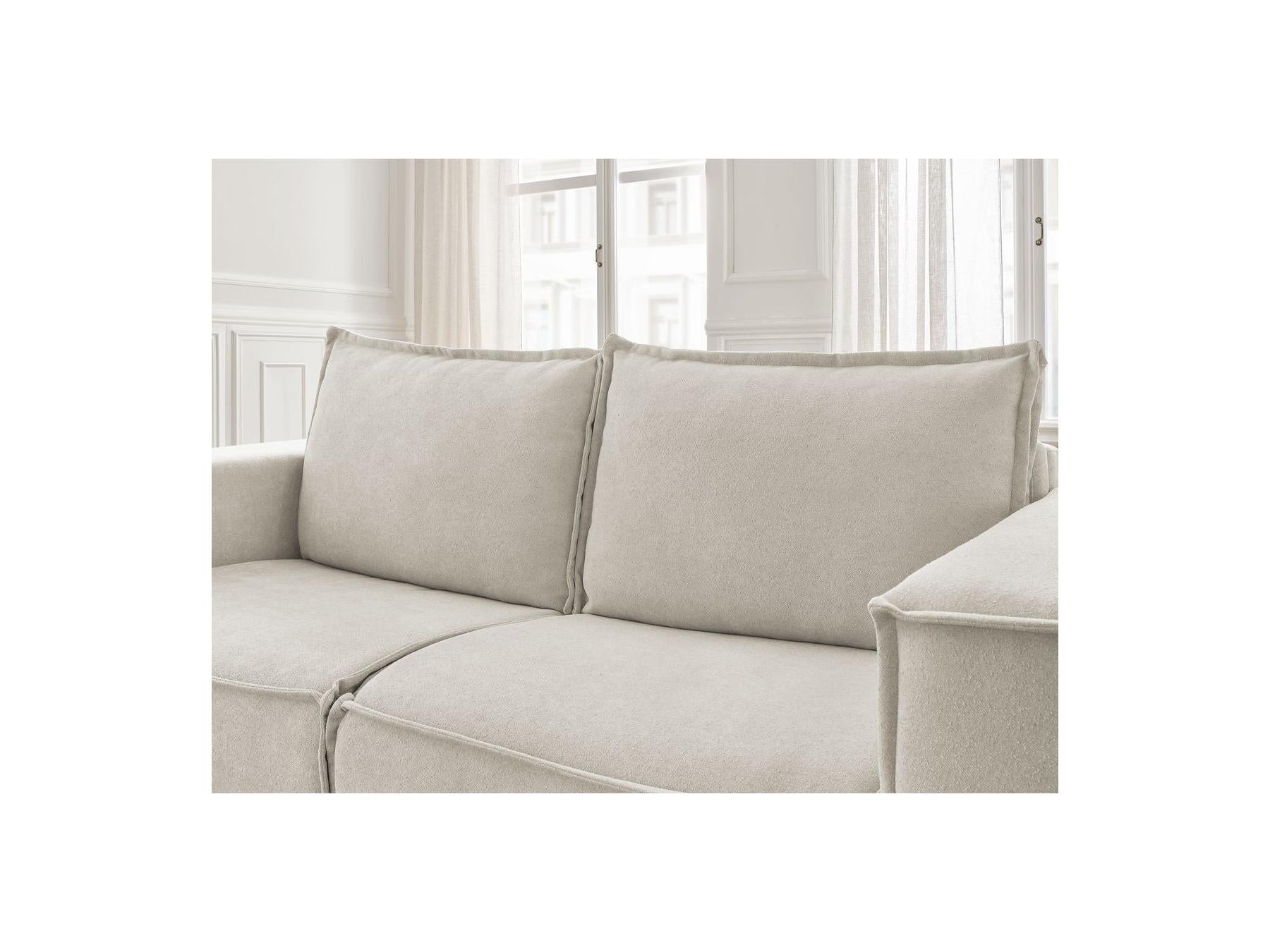 Chelsea - Sofá recto convertible con apertura exprés - Tejido texturizado - 160X200