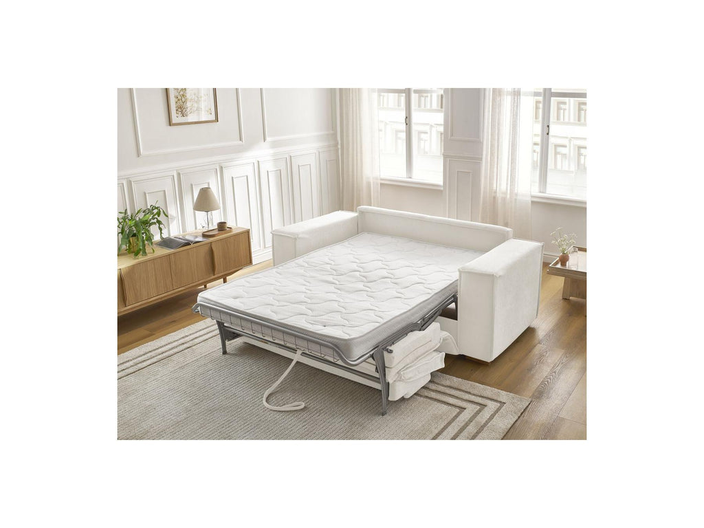 Chelsea - Sofá recto convertible con apertura exprés - Tejido texturizado - 160X200