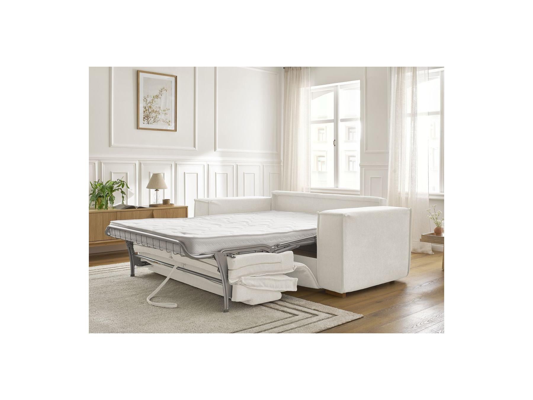 Chelsea - Sofá recto convertible con apertura exprés - Tejido texturizado - 160X200