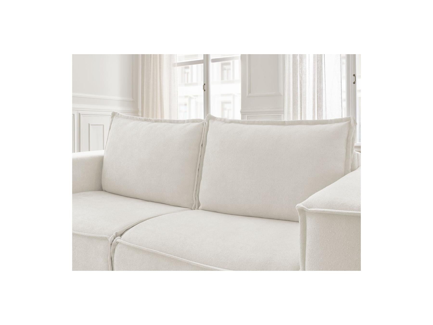 Chelsea - Sofá recto convertible con apertura exprés - Tejido texturizado - 160X200