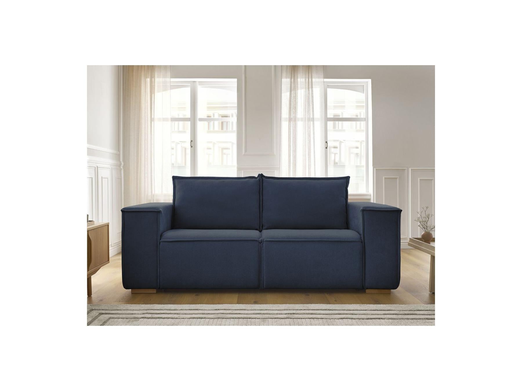 Chelsea - Sofá recto convertible con apertura exprés - Tejido texturizado - 160X200