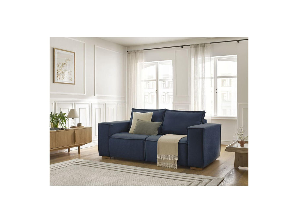 Chelsea - Sofá recto convertible con apertura exprés - Tejido texturizado - 160X200