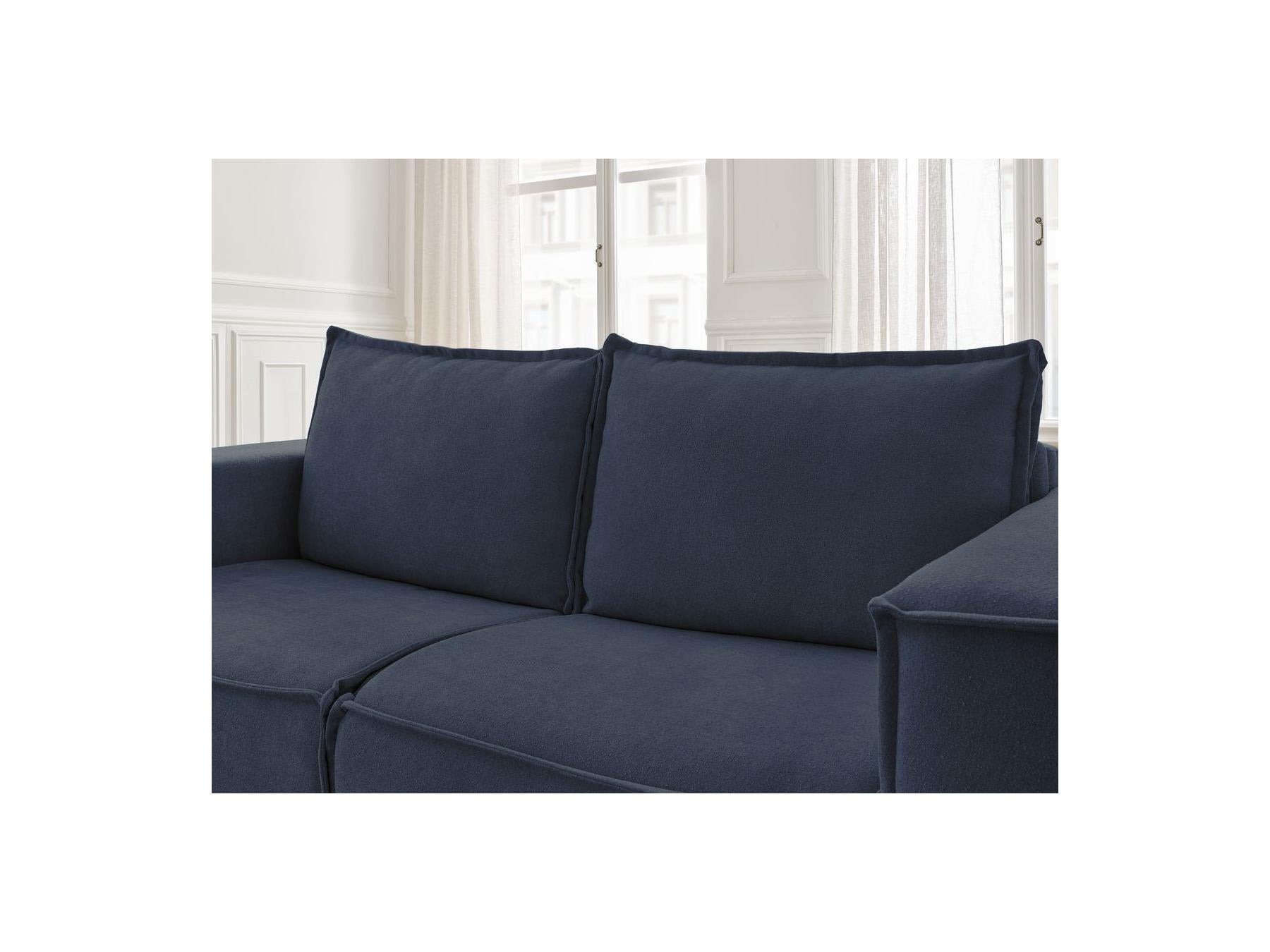 Chelsea - Sofá recto convertible con apertura exprés - Tejido texturizado - 160X200