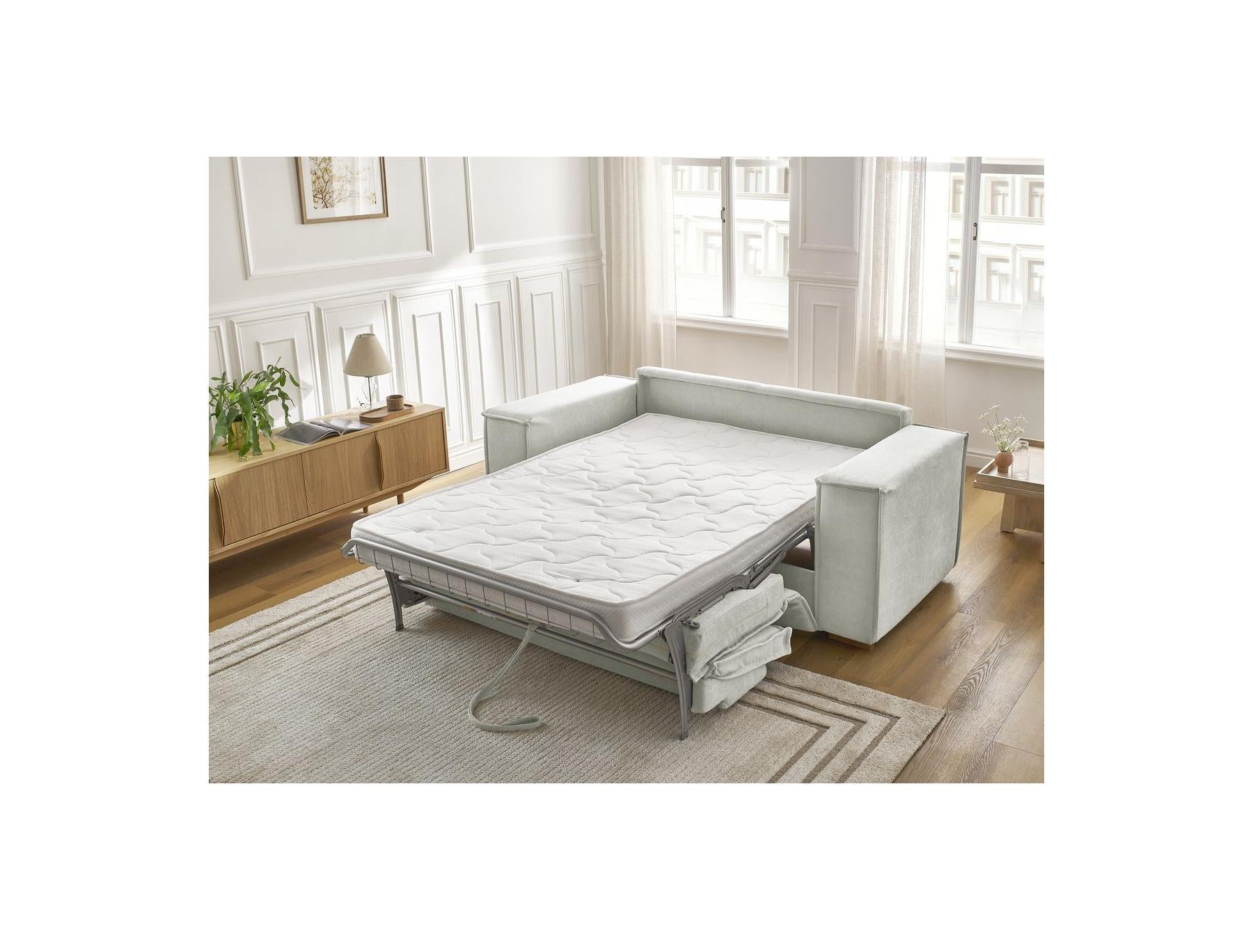 Chelsea - Sofá recto convertible con apertura exprés - Tejido texturizado - 160X200