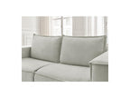 Chelsea - Sofá recto convertible con apertura exprés - Tejido texturizado - 160X200